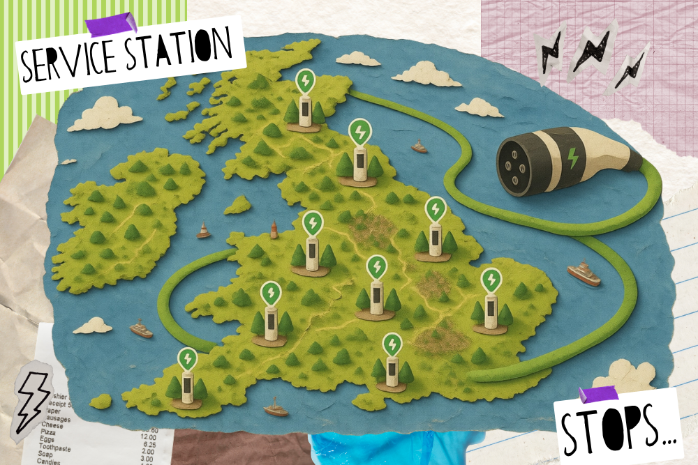 Top 6 Motorway Service Stations for EV Charging in the UK